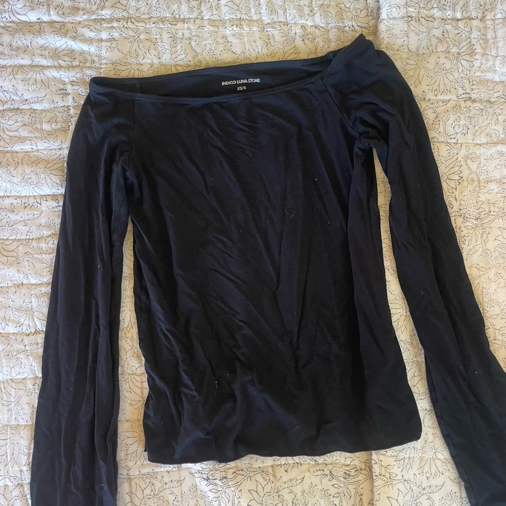 Indigo luna black long sleeve layla